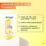Limpiador Facial Garnier Skin Active Express Aclara Vitamina C - Imagen 4