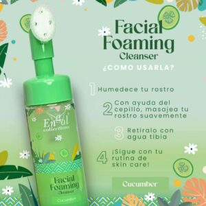 Espuma Facial Limpiadora con Cepillo Masajeador – Engol