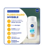Protector Solar Invisible Nivea Sun FPS 50+ - Imagen 3